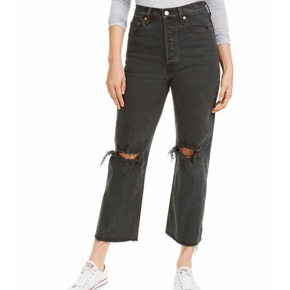 Levi's Ribcage Straight High Rise Jeans Size 30 - Picture 2 of 9